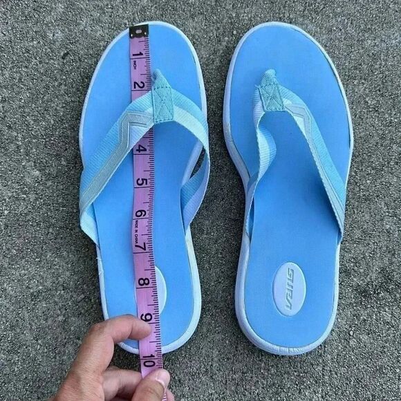 Vans Sandals Blue Women’s Size 7 - Picture 9 of 11